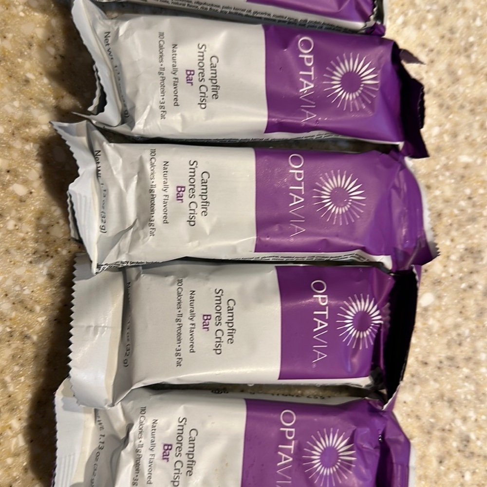 Optavia lot of 7 Campfire S’mores Crisp Bars “expired”